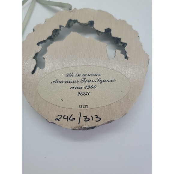Hestia Ornament Haning 8th In A Series American Four Square Circa Vintage 2529 - Picture 10 of 13